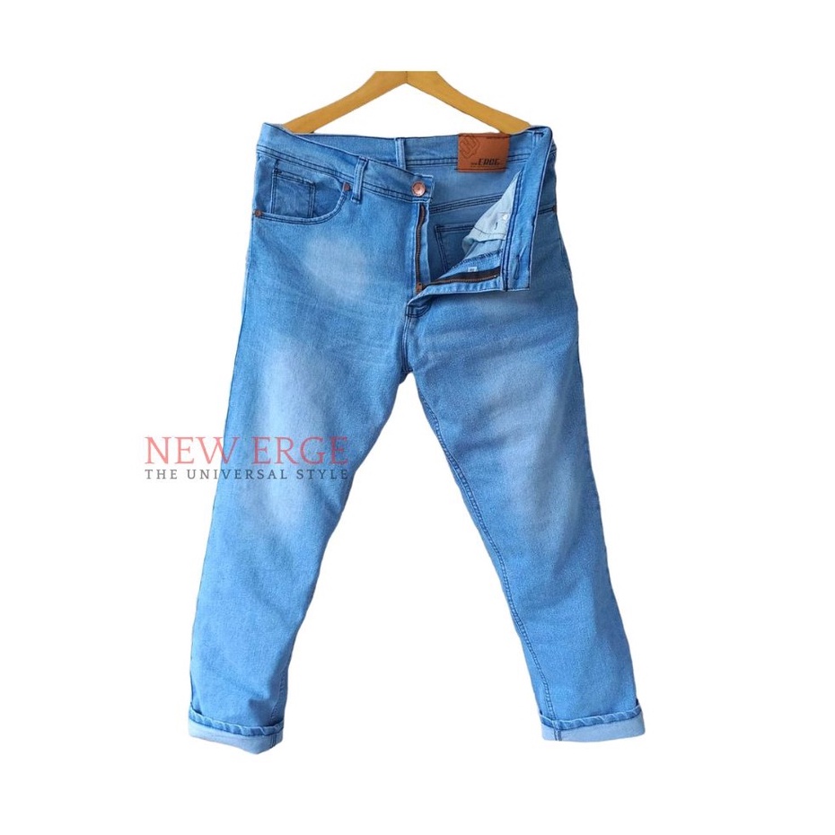 Celana jeans panjang pria premium slimfit jumbo big size 41 - 46