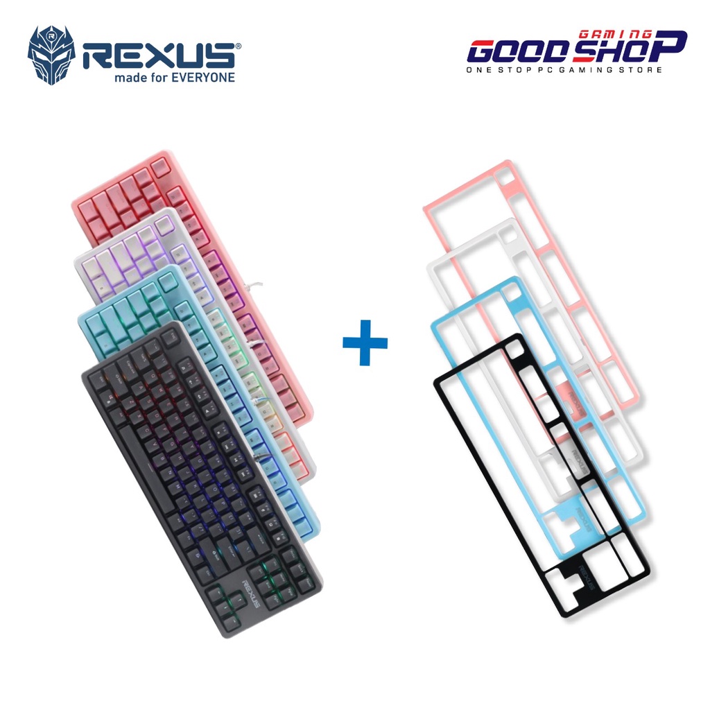 Rexus Bundling MX9 Keyboard + Case Cover - Keyboard Gaming