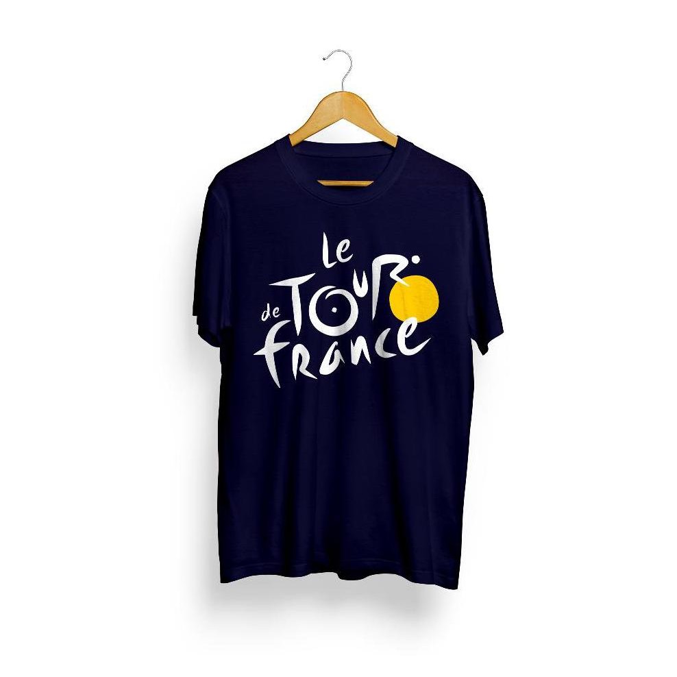 Kaos Sepeda T Shirt Sepeda Le Tour De France Biru Dongker Uliandrashop