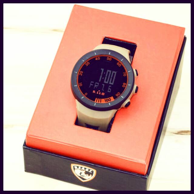 Jam tangan 5.11 ruber coklat