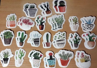 Deco Sticker Pack Stiker Lucu Gambar Tanaman Tumbuhan Deco Sticker Pack Stiker Lucu Gambar Tanaman Tumbuhan