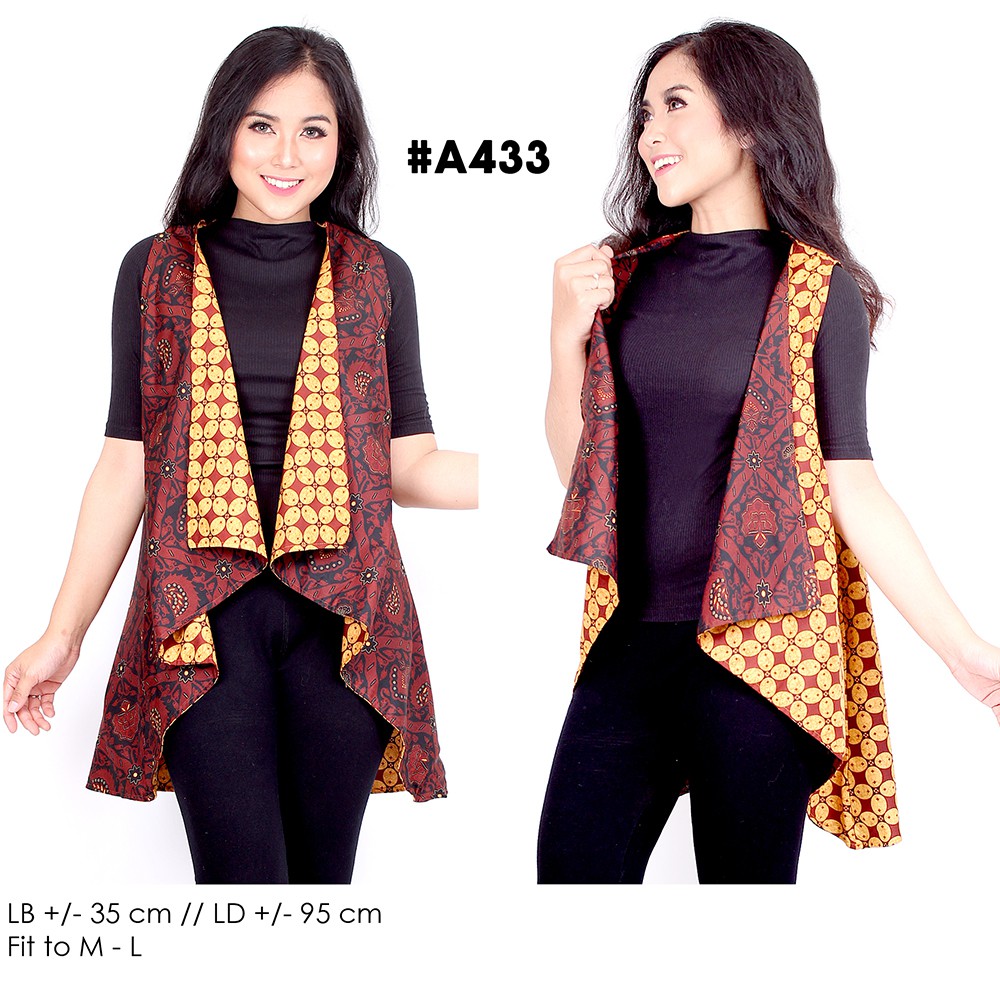 Atasan Outer Batik Wanita A551
