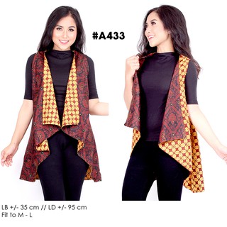 Atasan Outer  Batik  Wanita a550 Shopee Indonesia 