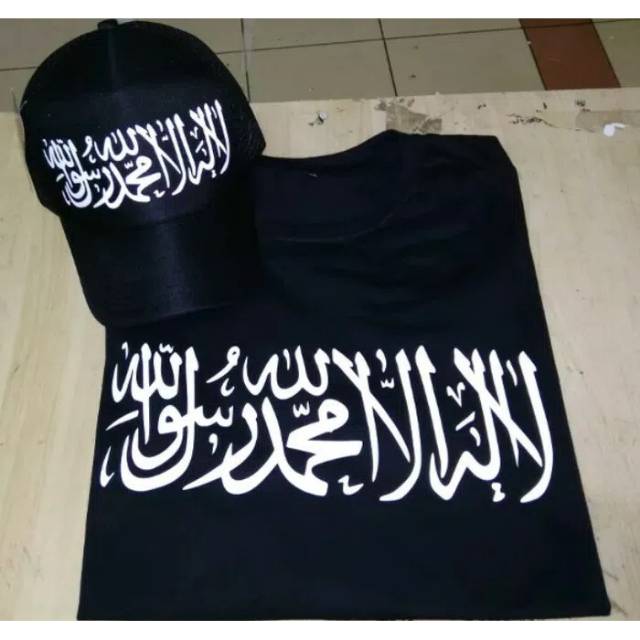 KAOS TAUHID BONUS TOPI VERSI ARAB