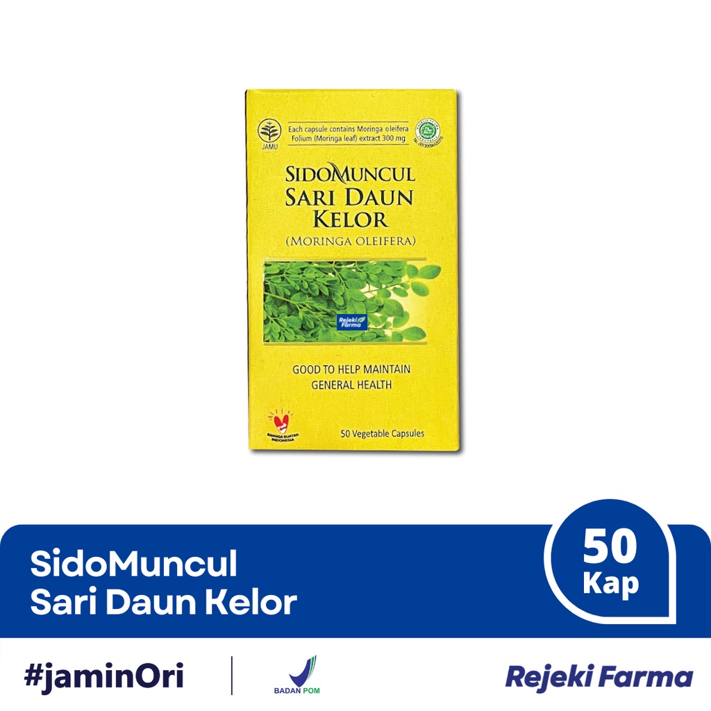 Sido Muncul Sari Daun Kelor isi 50 Kapsul - Sido Muncul Herbal