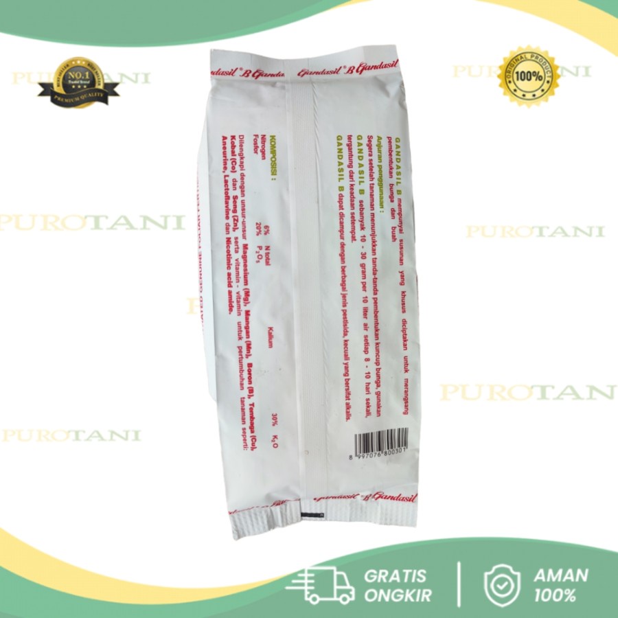 Pupuk Gandasil B Pupuk Bunga Dan Buah 500 GRAM