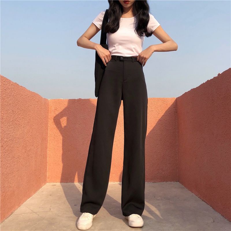 PRELOVED CELANA HITAM SIZE S HIGH WAIST BAHANNYA LICIN