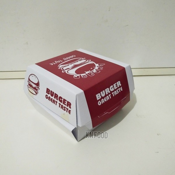 

Kardus Box Burger Standar/dus Burger/ Packaging Burger 50 Pcs