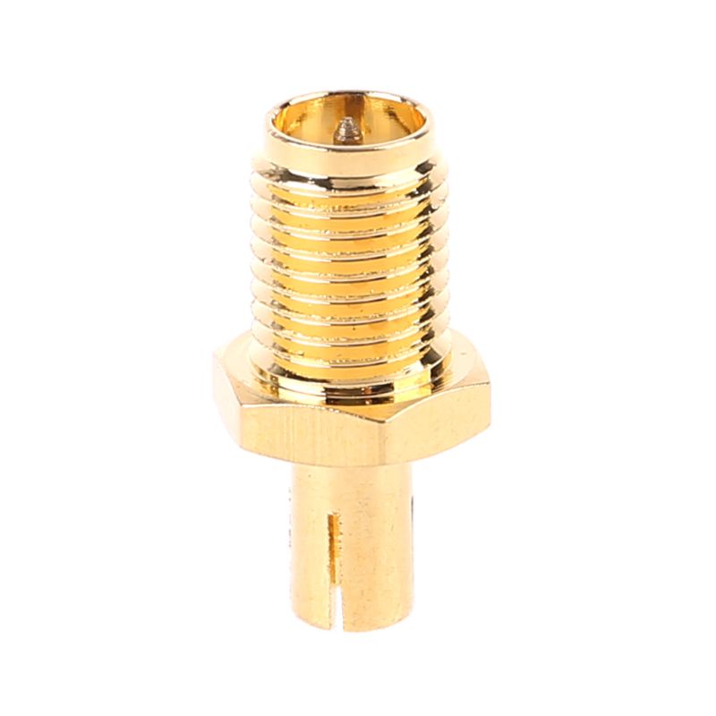 btsg NEW TS9 To RP-SMA Female Adapter Converter RP SMA Jack Gold HOT