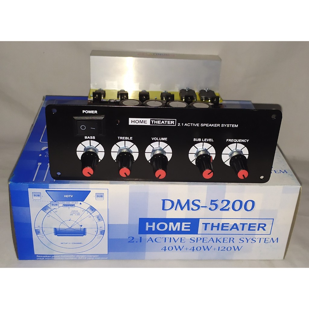Kit Platinum Kit Power Active DMS-5200 HOME THEATER 2.1 Channel Type DMS-5200