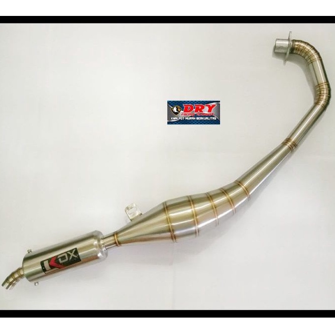 KNALPOT SATRIA 2 TAK/SATRIA HIU/SATRIA LUMBA STANDAR RACING KDX