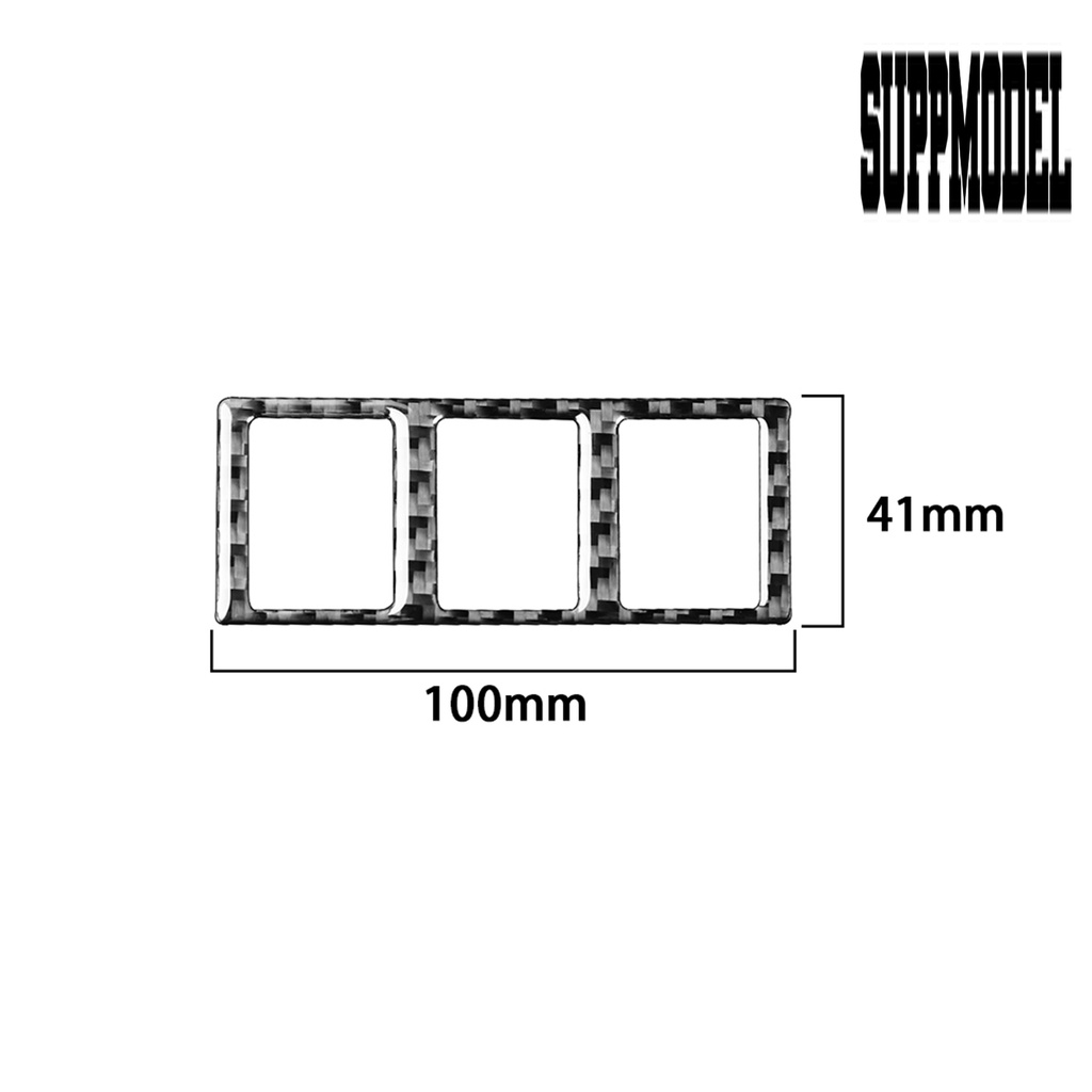 Suppmodelx &lt; Sticker Dekorasi Panel Switch Interior Mobil Toyota Tundra 2014-2018 Bahan Serat Karbon Tahan Air