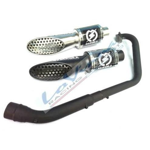 DISKON knalpot racing for Vixion xabre r15 leheran hitam doop DISKON