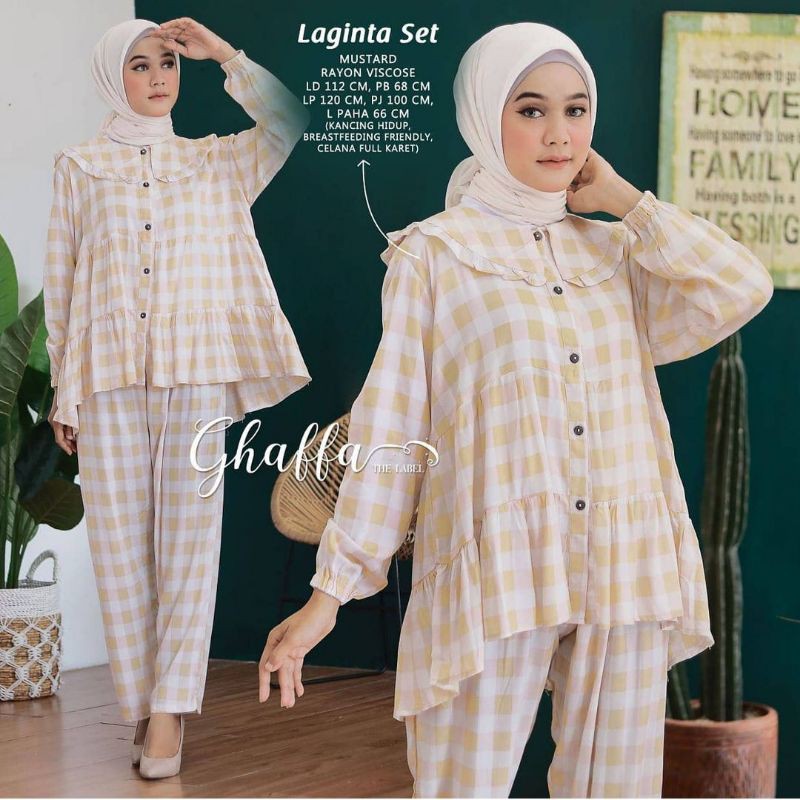 Laginta Set (RAYON VISCOSE) LD ±114cm //JF753