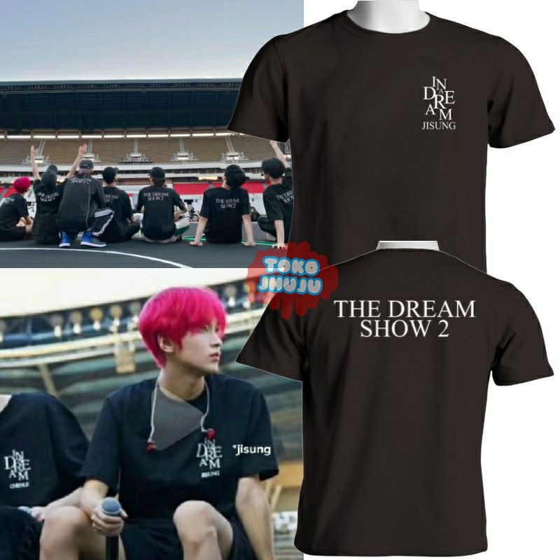 Kaos NCT Dream The Dream Show 2 sablon Logo ( Request Nama ) + Belakang