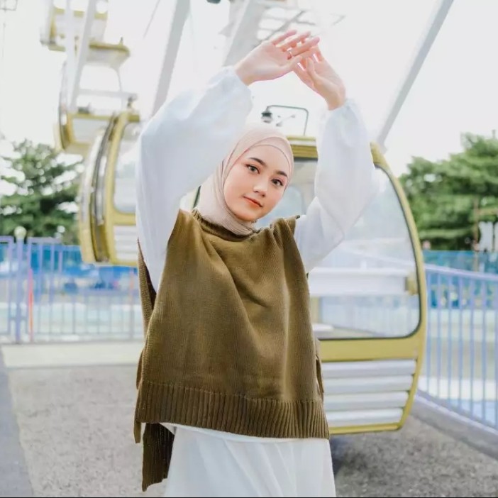 Tunik Rajut Premium/Rompi Rajut Wanita Vest/Rompi Rajut Premium Wanita