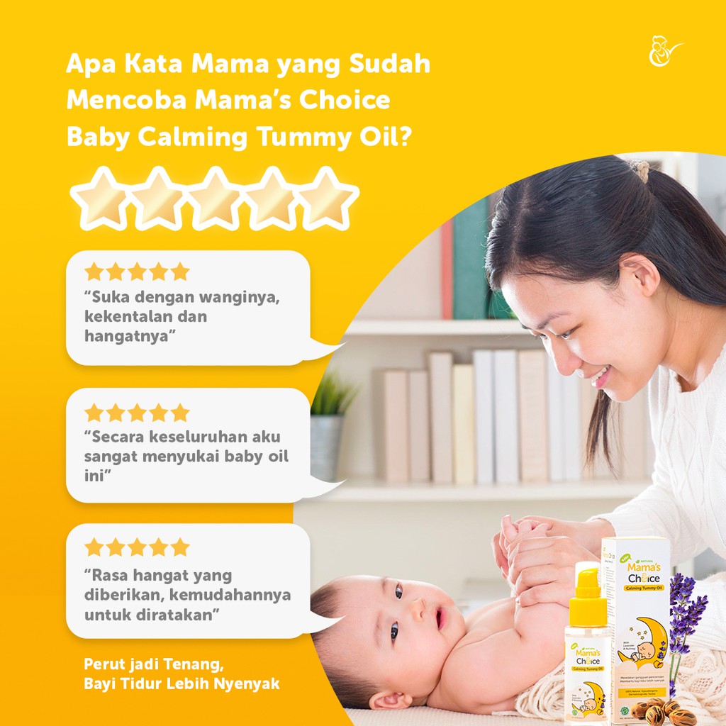 Minyak Telon  Mama's Choice Baby Calming Tummy Oil 55 ml n