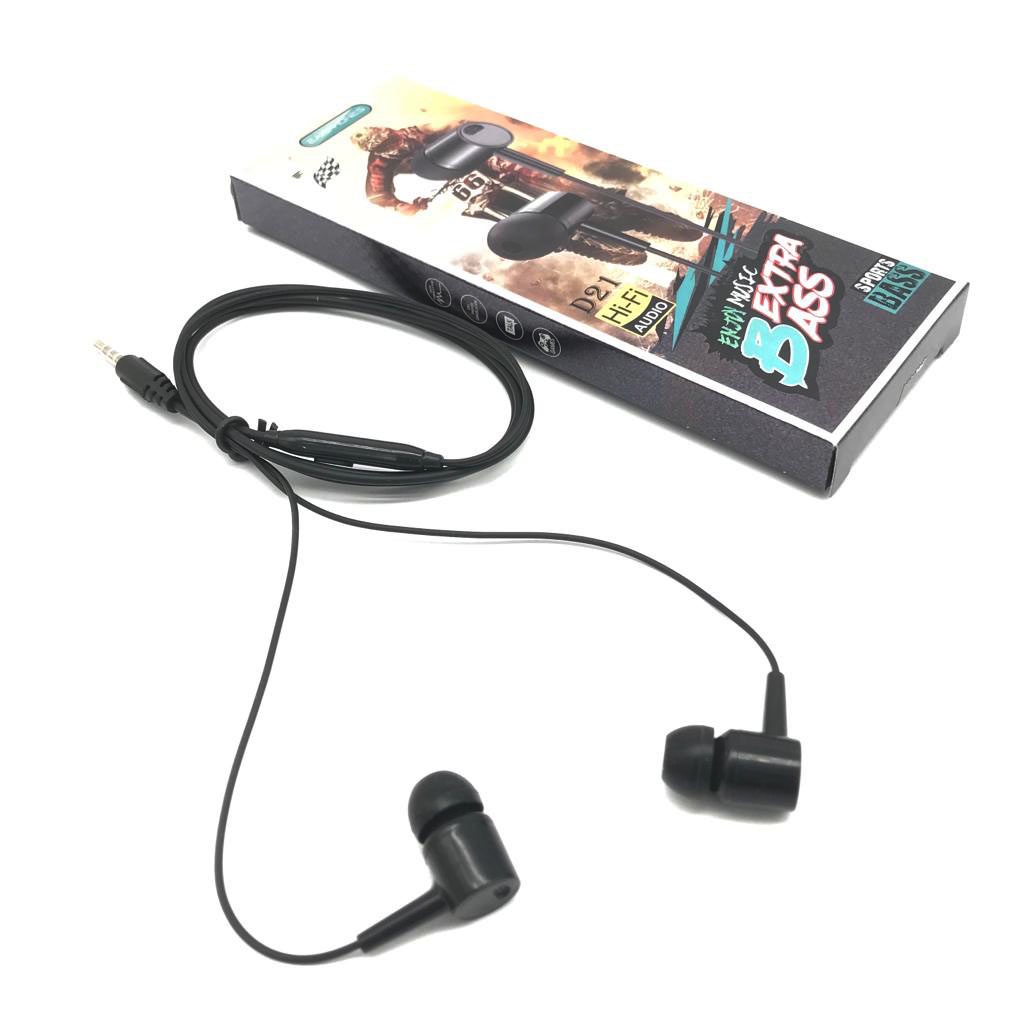 HANDSFREE EARPHONE L29 D21 STEREO BASS PACKINGAN IMPORT