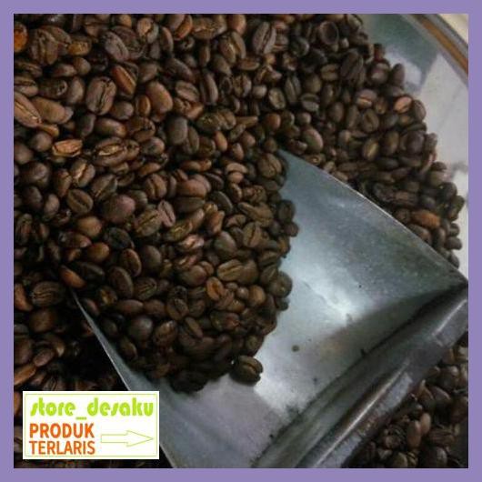 

57Ryr68- Coffee Bean Biji Kopi Robusta Lampung Original 1 Kg - Med To Dark, Beans 4E57Edu-