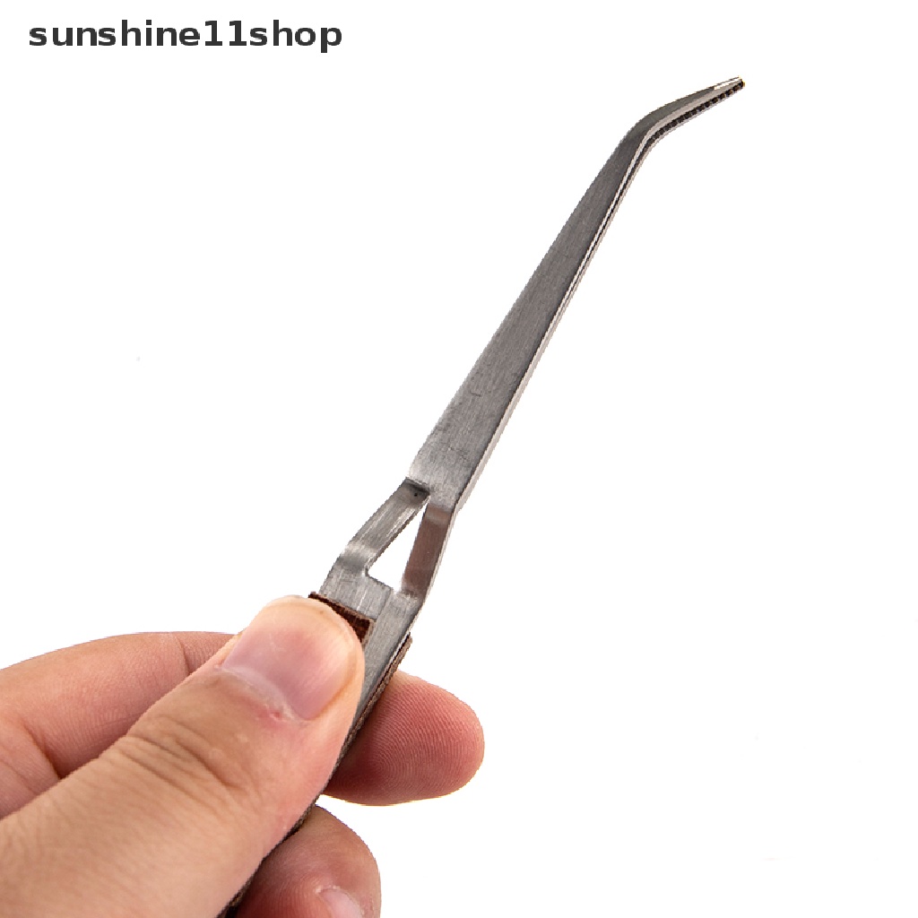 (SHO) Pinset Kunci Silang Bahan Stainless Steel Untuk Reparasi Perhiasan / Solder