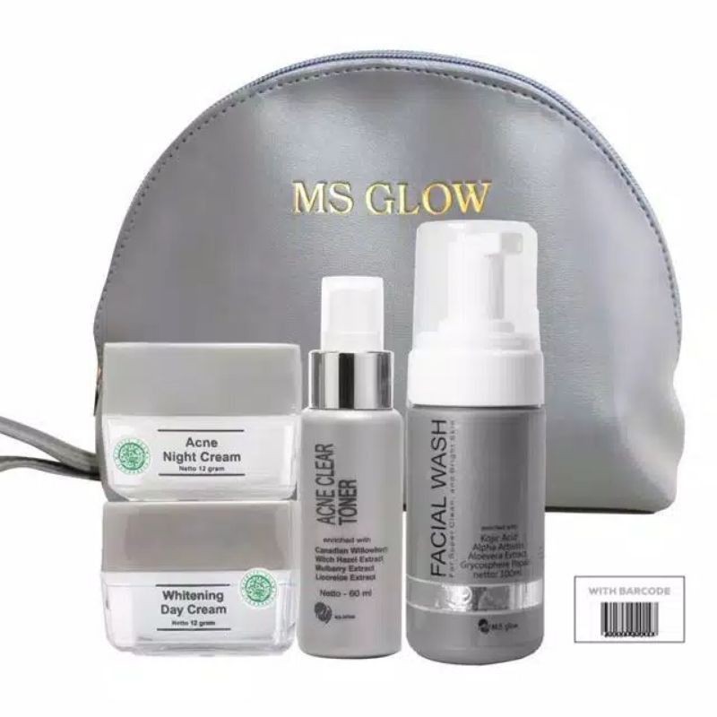 ms glow whitening paket luminouse original