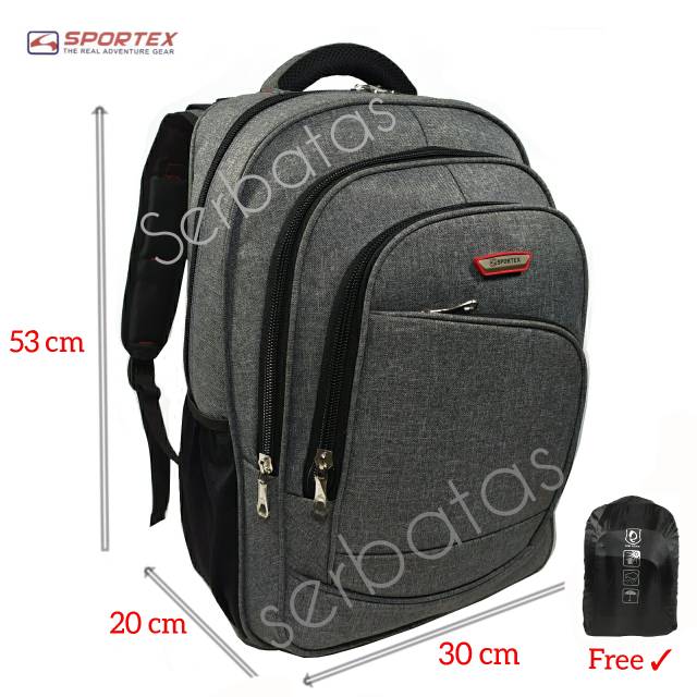 Tas Punggung Laptop Sportex Jumbo pria tas backpack laptop