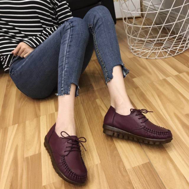 Clarks sepatu wanita / leather