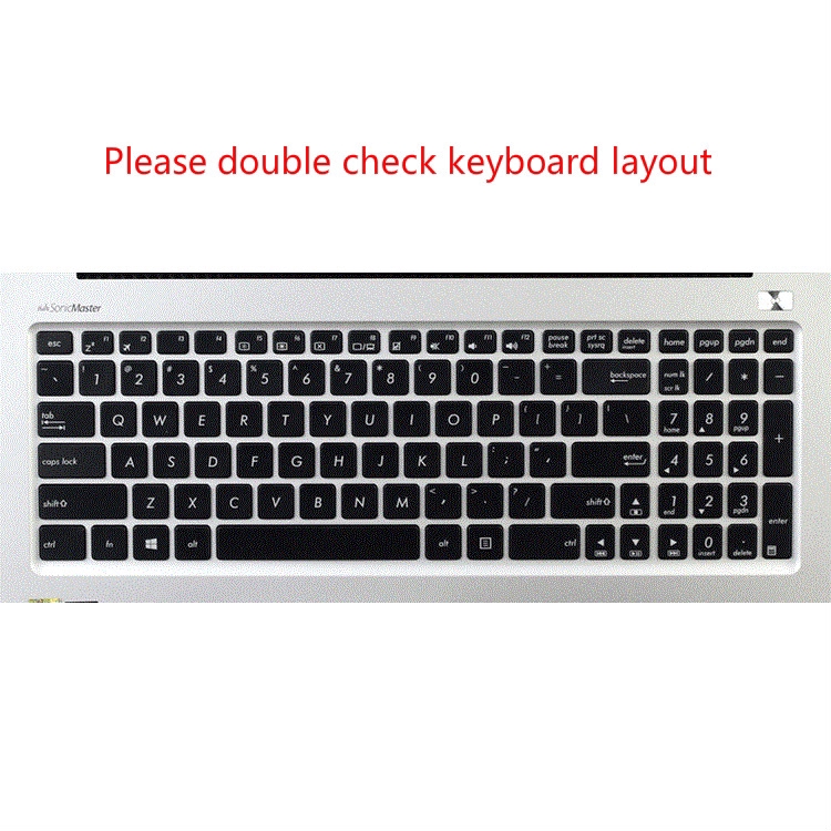 For 15.6 Inch ASUS FL8000UF8550 I7 Colorful Silicone laptop Keyboard Protector Keyboard Cover Skin