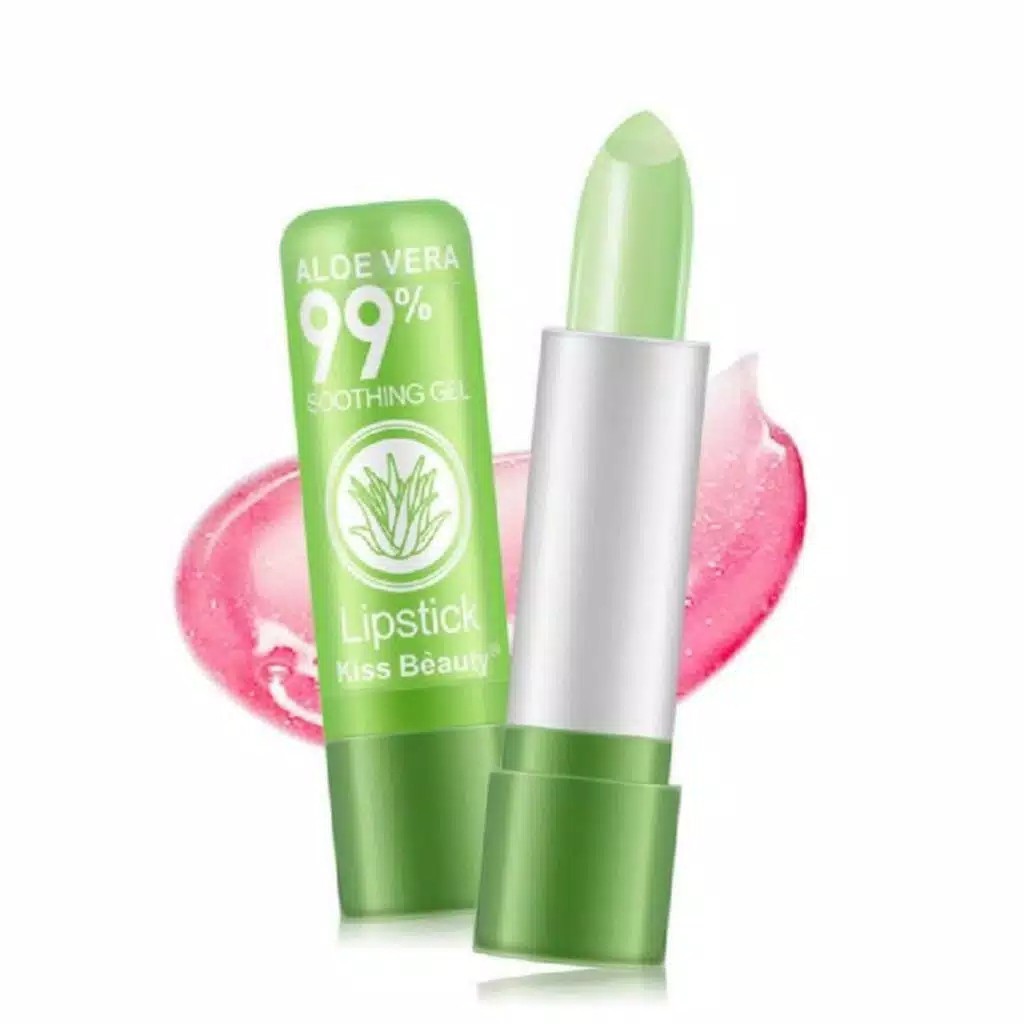 (CYBER) COD TERMURAH LIP BALM ALOEVERA KISS BEAUTY TERMURAH DAN TERLARIS