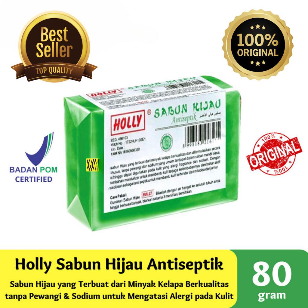 Holly Sabun Hijau 80 Gr - Sabun Gatal Gatal