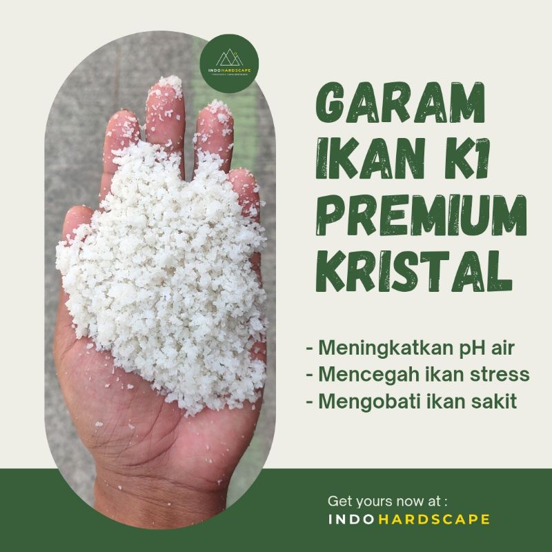 

GARAM IKAN K1 PREMIUM KRISTAL / GARAM KROSOK