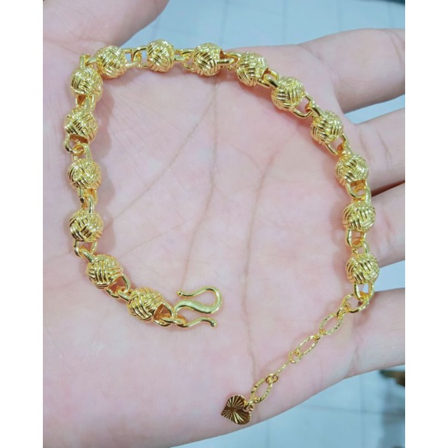 Xal.901-Gelang tangan xuping wanita berlapis emas24K.