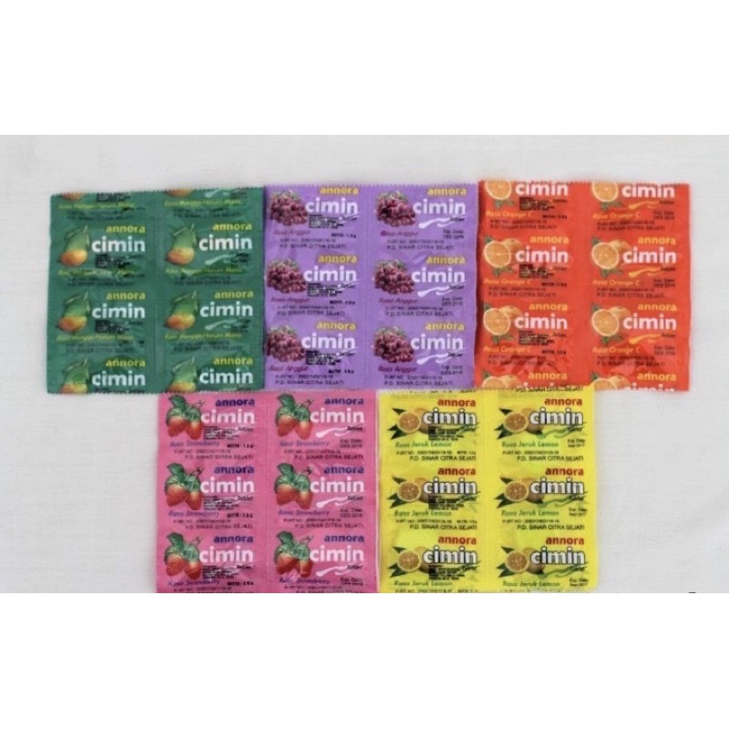 

permen anora cimin permen vitamin isi 60bonus mangkok