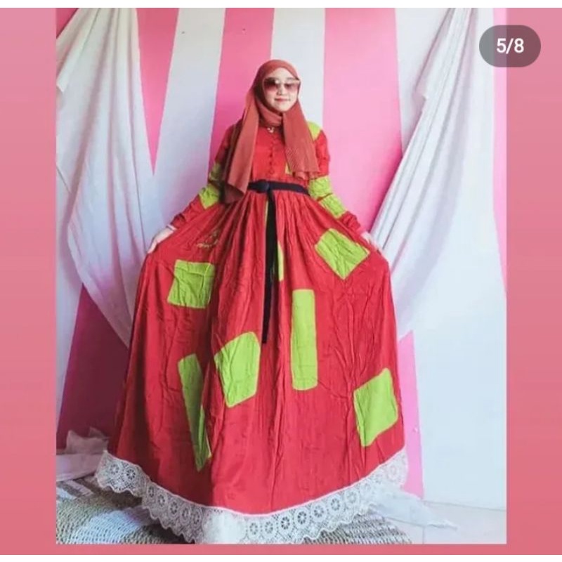 Gamis Twill Alwiya Fashion