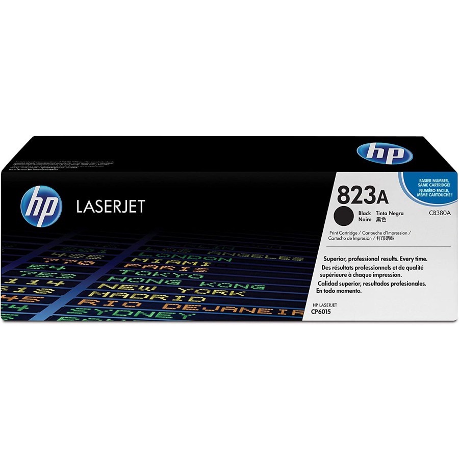 TONER HP 823A/CB380A BLACK ORIGINAL Cp6015dn,Cp6015n,Cp6015x,Cp6015xh, Cm6030,cm6040Mfp series