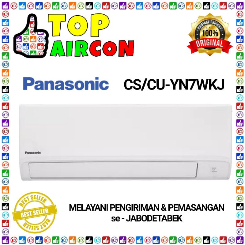 AC PANASONIC CS/CU - YN 7 WKJ 3/4 PK UNIT ONLY