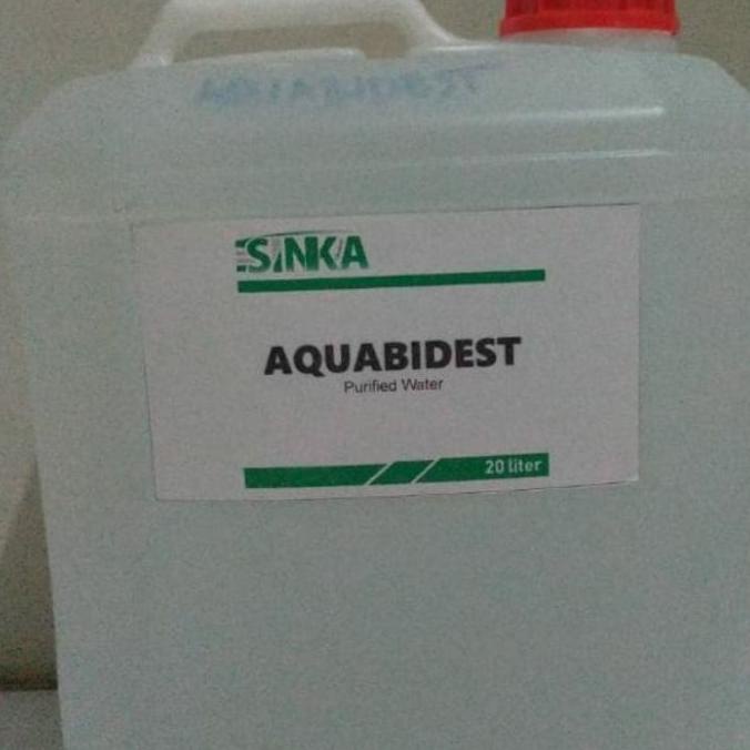 Aquabidest [ destilated water ] air destilasi