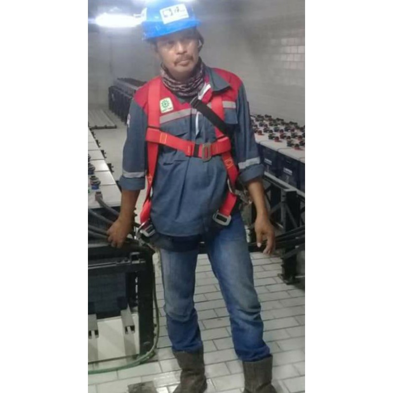 SERAGAM BAJU SAFETY MERAH ABU ABU RESLETING