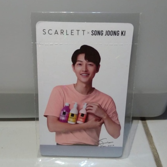 PHOTO CARD SONG JOONG KI X SCARLETT