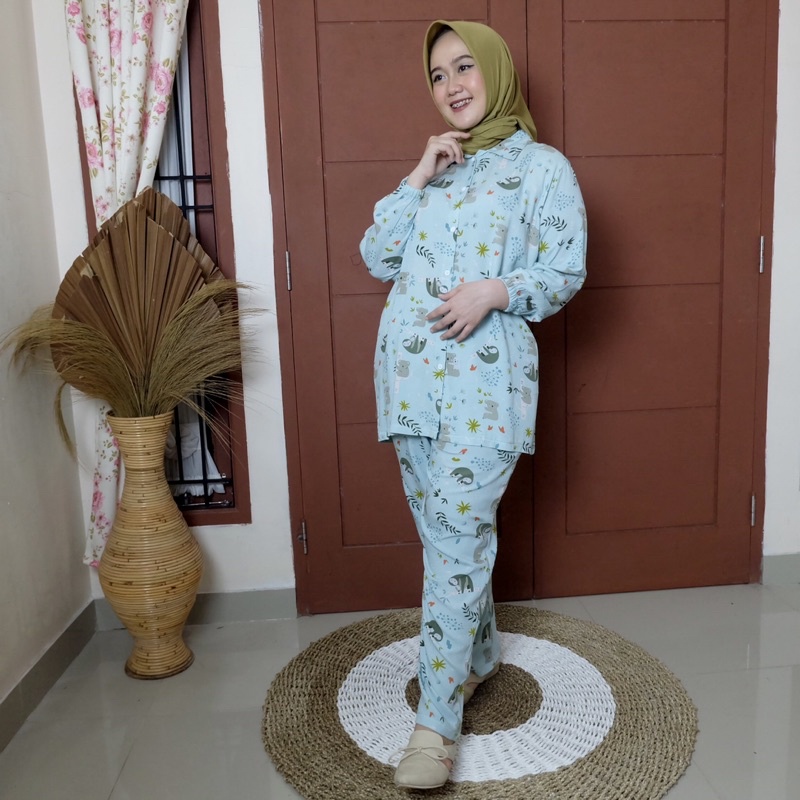 ONESET COUPLE IBU DAN ANAK PAJAMAS COUPLE