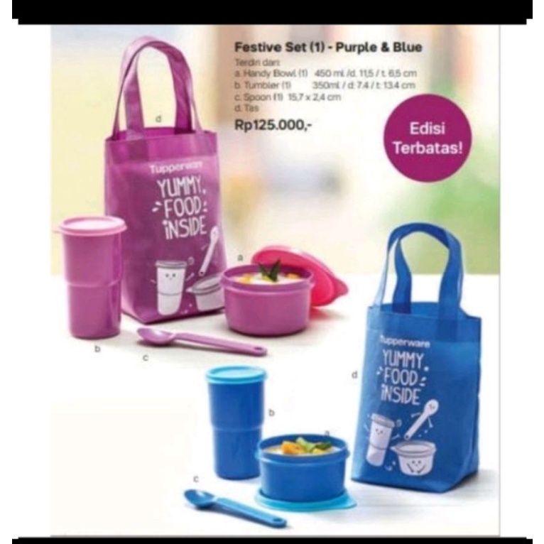 festive Tupperware (purple)