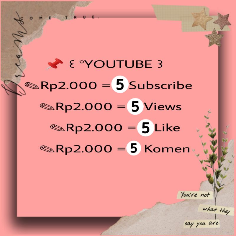 PROMO SUBSCRIBER YOUTUBE VIEW KOMEN LIKE