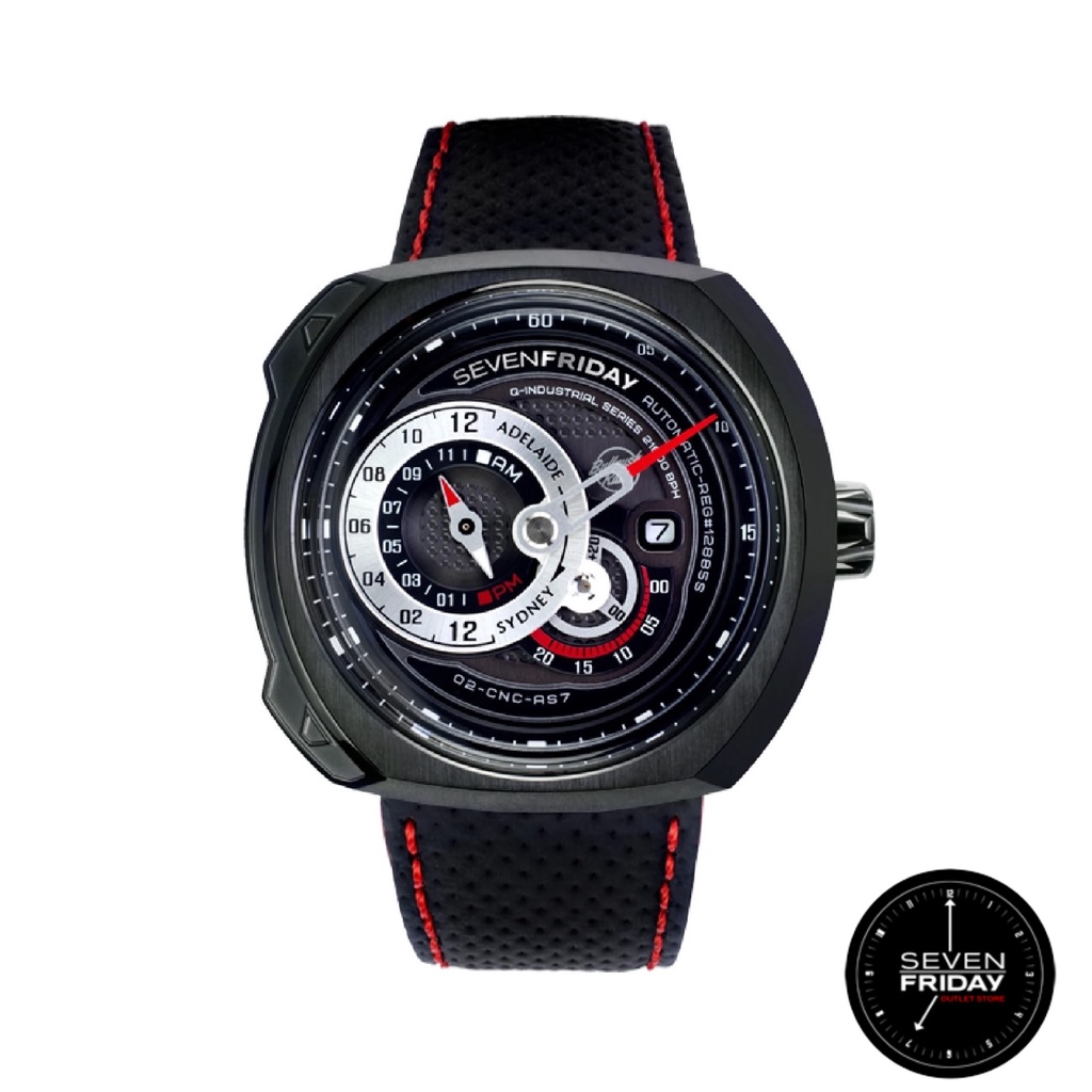 Jam Tangan Pria - Arloji Cowok Otomatis Seven Friday Q3-04 SevenFriday Q3/04 BULLRUSH Q-Series Autom