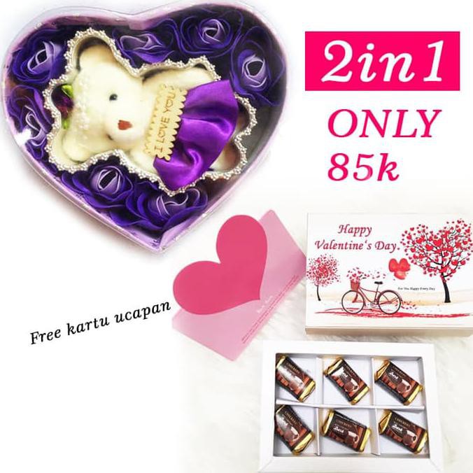 

Produk Unggulan Promo 2In1 Bunga Valentine/ Kado Valentine/ Coklat Valentine Cp-Bk0103