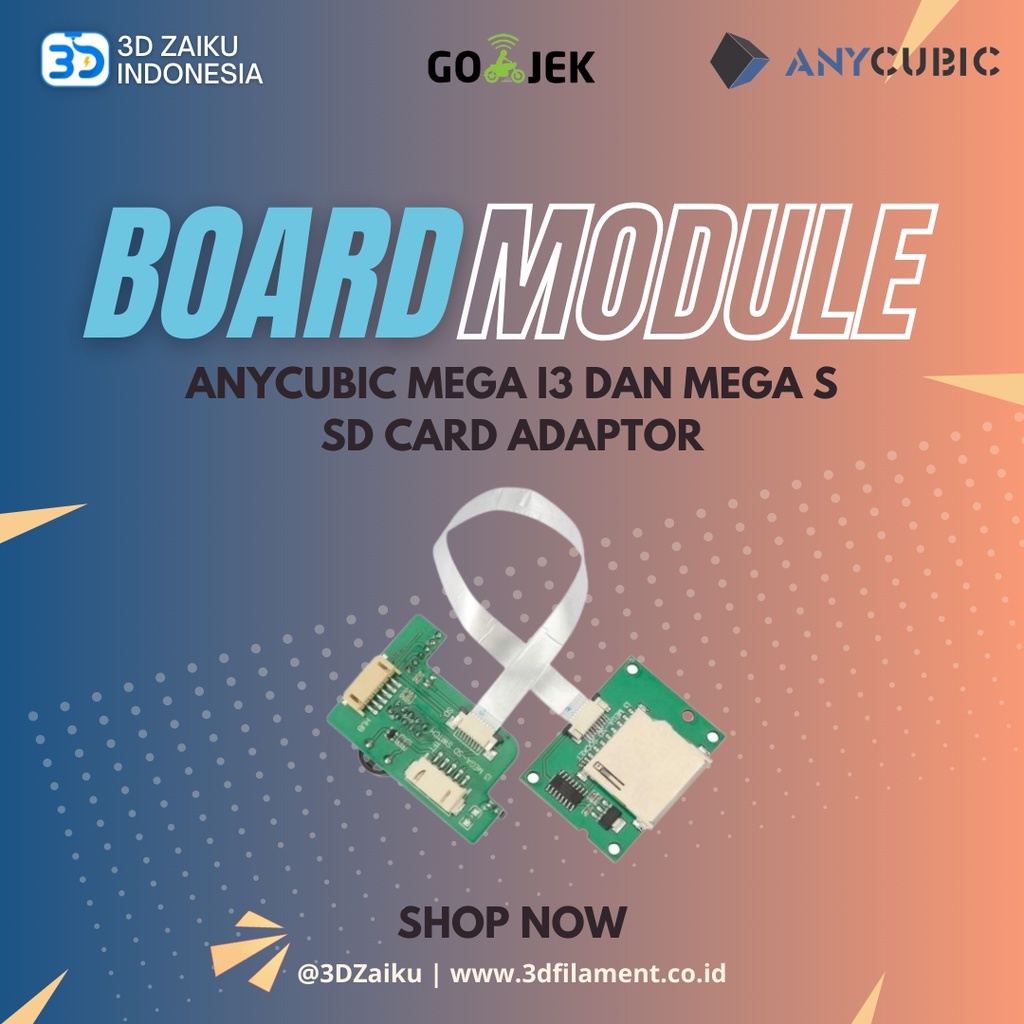 Original Anycubic Mega i3 dan Mega S SD Card Adaptor Board Module