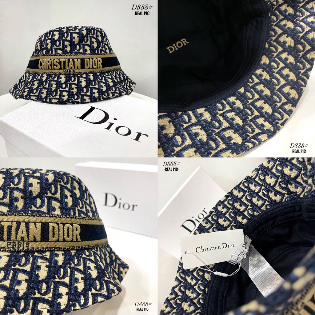 D-Oblique Small Brim Bucket Hat #D888