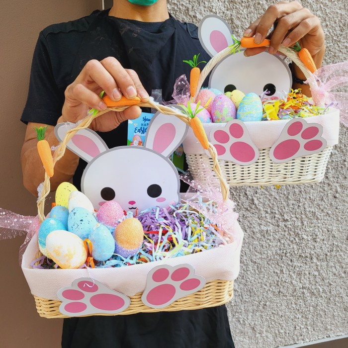 

Paket dekorasi box hampers easter bunny eggs kelinci telur paskah 197