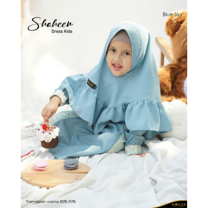 [GAMIS CANTIKKU] SHAHEEN DRESS KIDS BY. MOUZA. MODEL GAMIS ANAK 2020