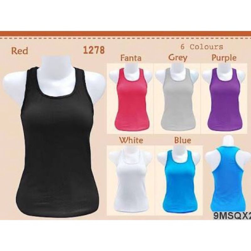 Tangtop /Tank top Agnes Bahan PE Rayon Fit M