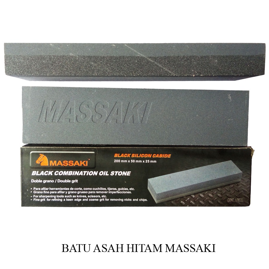 Batu asah Massaki Hitam.